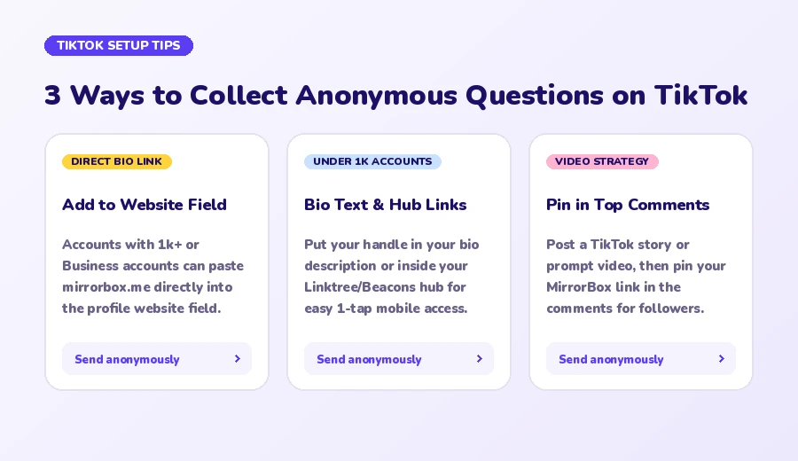 3 Ways to Collect Anonymous Questions on TikTok